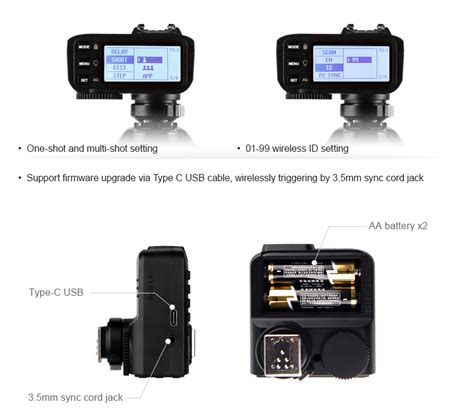 what is godox rf id value mean|godox x2tc.